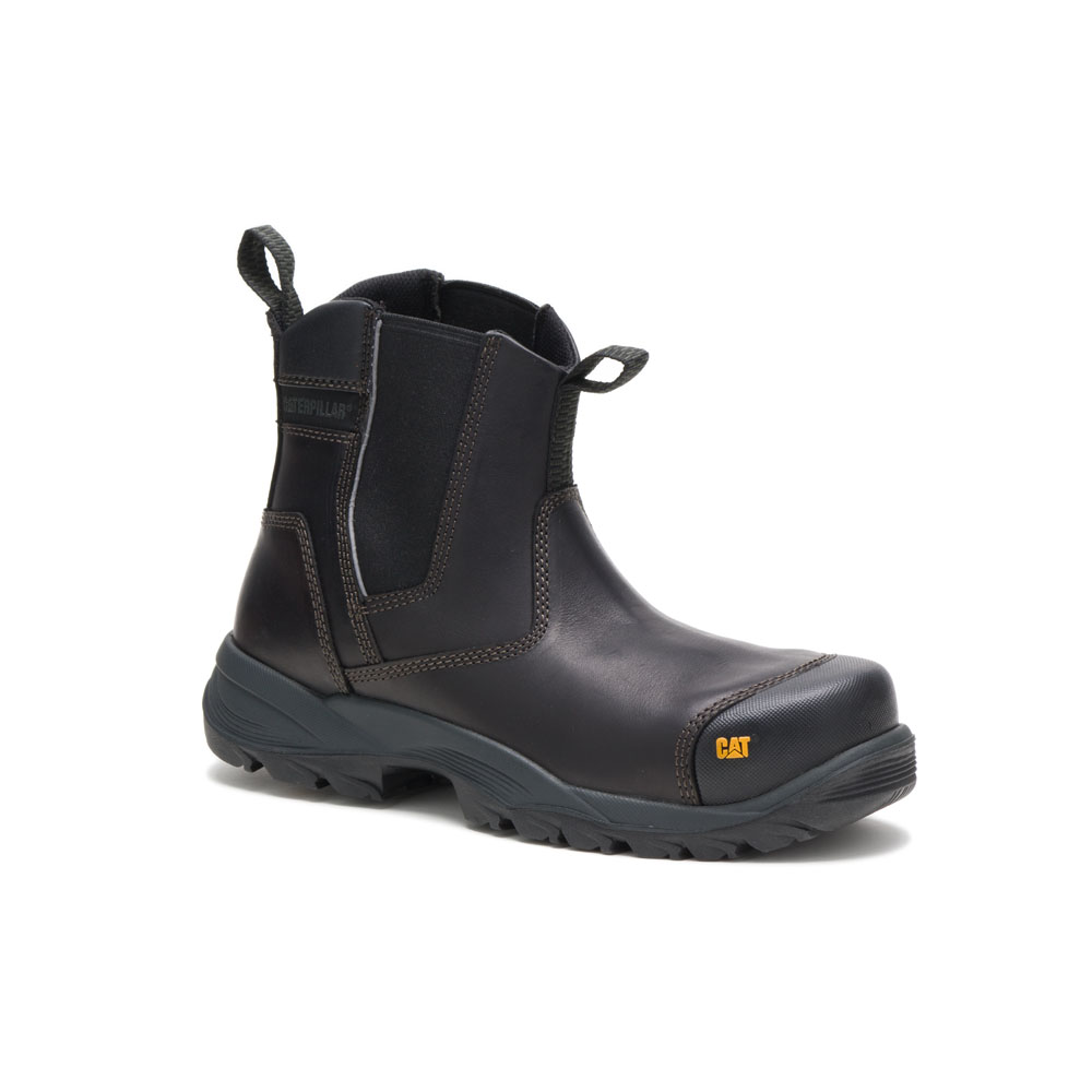 Caterpillar Propane St Philippines - Mens Safety Boots - Black 38719RBJV